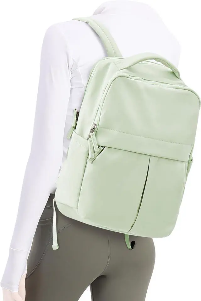 Main image of Laptop Backpack for Women Gym Backpack Casual Daypack Backpacks Travel Backpack for Traveling on Airplane Work Backpack for Men Lightweight Computer Backpack College Teacher Backpack Bag Green