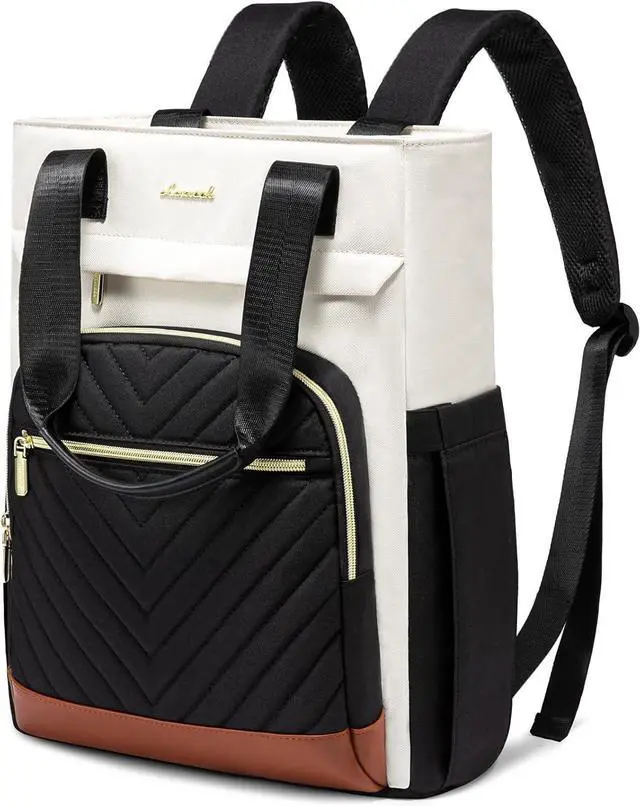 Main image of Laptop Backpack for Women 15.6 Inch Work Laptop Bag Teacher Nurse Backpack Wide Open Travel Tote Backpack Purse Business Computer Daypack