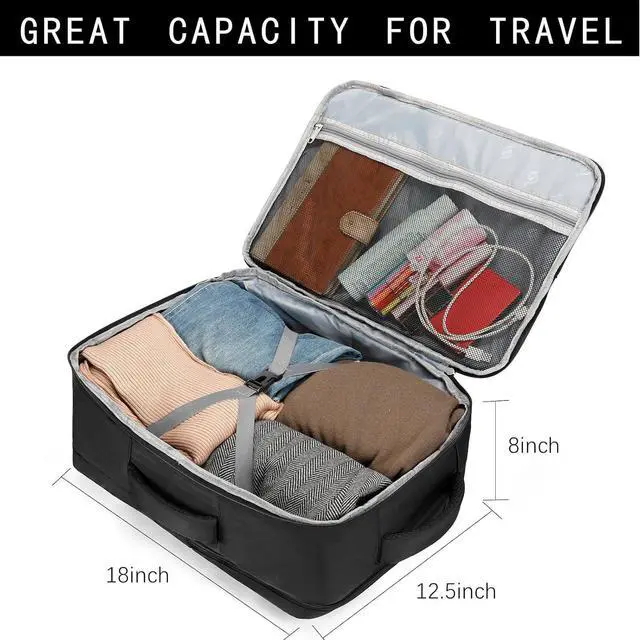 Alt view image 2 of 7 - Travel Laptop Backpack Extra Large High School College Backpacks Flight Approved Daypack Business Bag Fit 17.3 inch Laptop for Men Women (Black)
