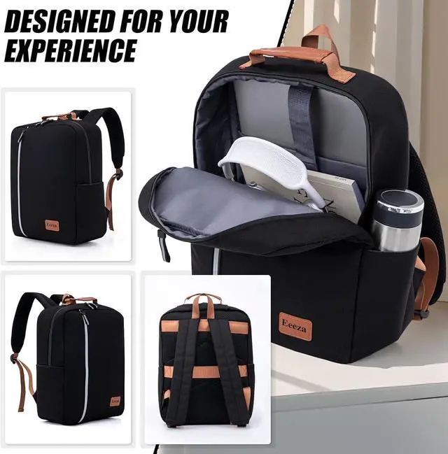 Alt view image 4 of 7 - Laptop Backpack Durable Lightweight Travel Backpack Featuring Spacious Main Laptop Compartment Functionality for Travel School Daily Use
