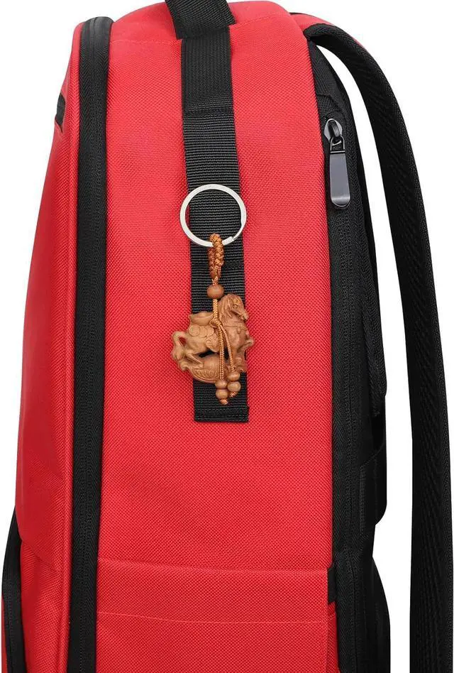 Alt view image 7 of 7 - Travel Backpack for Women 15.6 inch Laptop Backpack Water Resistant College Backpack Red Computer Bags for Work Business Daily School Backpacks for Boys Girls