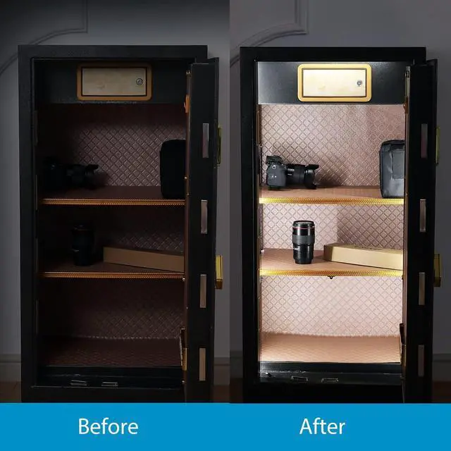Alt view image 6 of 7 - LED Safe Lighting Kit. Door Control Activated. 6 pcs Slim 12 inch Light Bars. Linkable Extendable Plug-in for Gun Safe Closet Showcase in-Cabinet Under Counter Pantry. Daylight 5000K