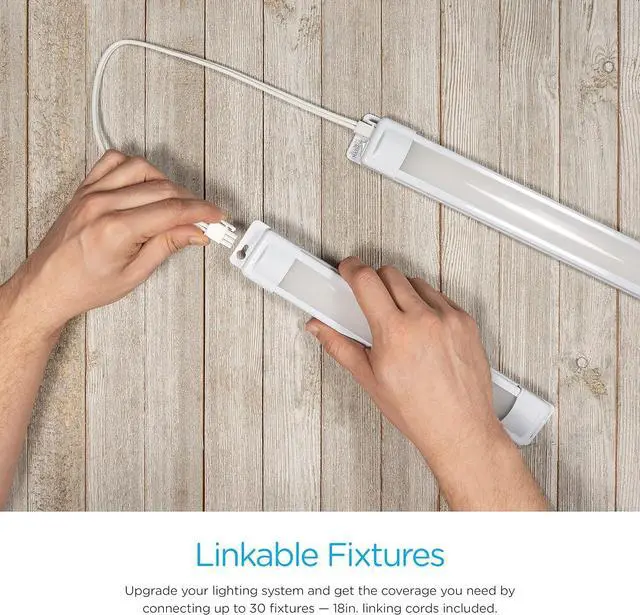 Alt view image 6 of 7 - 38846 Plug-in Dimmable Counter Fixtures 18 Inch White 18 Inches