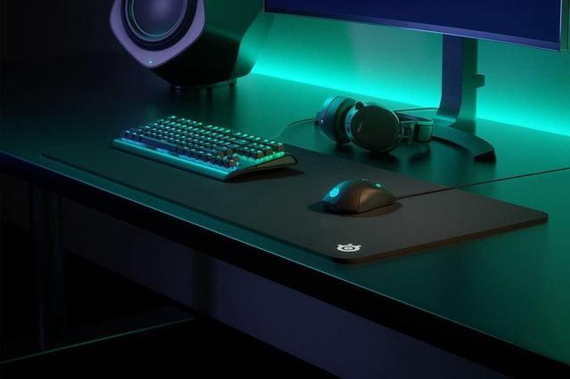 Alt view image 2 of 7 - QcK Gaming Mouse Pad - XXL Thick Cloth - Sized to Cover Desks