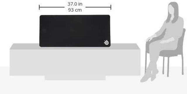 Alt view image 3 of 7 - QcK Gaming Mouse Pad - XXL Thick Cloth - Sized to Cover Desks