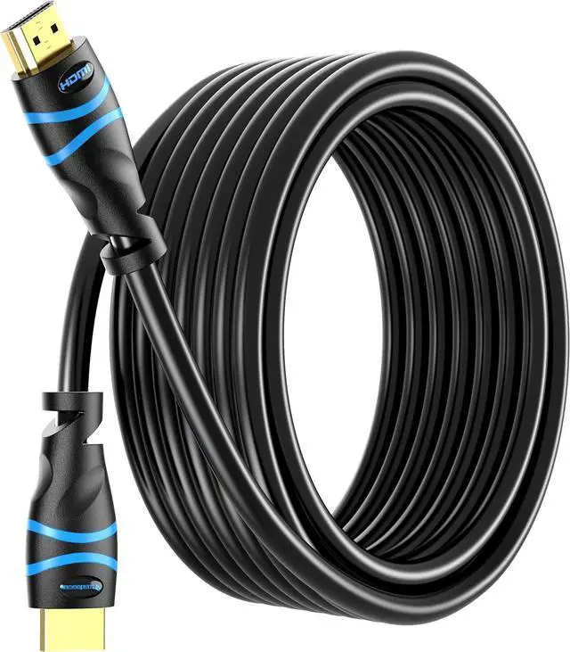 Main image of 4K HDMI Cable 50FT (4K 30Hz HDR10 in-Wall CL3 Rated High Speed HDCP2.2 eARC) - Long HDMI Cable Compatible with Home Theatre HDTV Gaming Consoles Streaming Devices