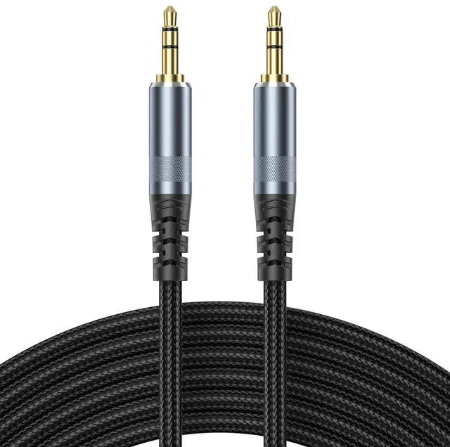 Main image of AUX Cable 10ft 3.5mm Audio Cable Long Aux Cord Male to Male 10 Feet Auxiliary Headphone Stereo TRS 1/8 Jack Hi-Fi Sound Compatible with Car TV Laptop Smartphone Tablet