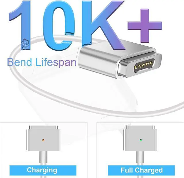 Alt view image 5 of 6 - Mac Book Pro Charger 85W Power Adapter Compatible with Mac Book Air/Pro 13-Inch & 15-Inch (Late 2012-2017)