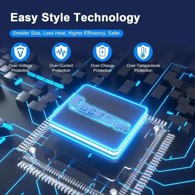 Alt view image 6 of 6 - 96W for MacBook Charger USB C Replacement for MacBook M1 Air Pro USB-C Laptop Charger Mac Book 13 14 15 16 inch, 2024 2023 2022 2021 2020, M2 M3 - Type C AC Adapter Block Computer USBC Cable 6FT