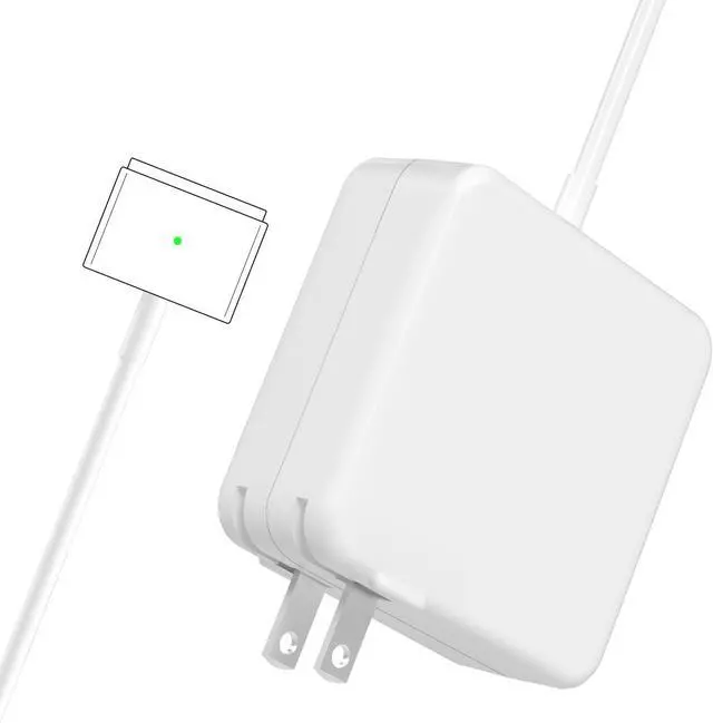 Main image of Mac Book Pro Charger - 60W Magnetic 2T-Tip Power Adapter for Mac Book Pro/Air 11/13-inch Laptop (Between 2012-2017)