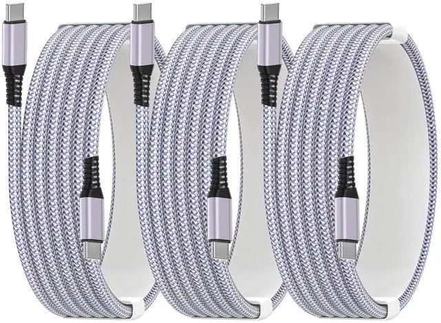 Main image of [3 Pack 6FT] USB C to Type C Cable  MFi Certified iPhone 16 Fast Charger Fast Charging Nylon Braided Type c to USB C Cable for iPhone 16/16 Pro/15 Pro Max/15 Plus iPad Pro Air mini Airpods