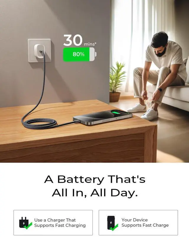 Alt view image 4 of 7 - for iPhone 16 15 USB C to USB C Fast Charging 60W 3-Pack 3.3ft USB C Cable Type C Fast Charging Charger Cable for iPhone 16 15  S24 S23 iPad Pro 13 12.9 11 inch iPad Air 5 Black