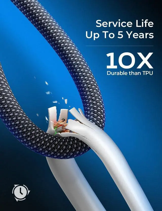 Alt view image 5 of 7 - for iPhone 16 15 USB C to USB C Fast Charging 60W 3-Pack 3.3ft USB C Cable Type C Fast Charging Charger Cable for iPhone 16 15  S24 S23 iPad Pro 13 12.9 11 inch iPad Air 5 Black