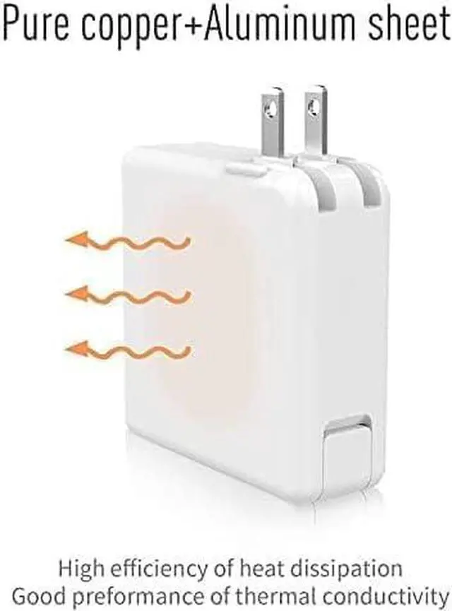 Alt view image 5 of 7 - Universal Charger 60W L-Tip Laptop Charger Compatible with Mac Book Pro Before Mid 2012 Magnetic Powerful Connect Original Quality