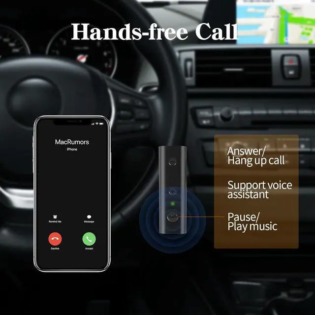 Alt view image 4 of 7 - 2024 New Bluetooth 5.1 Car Audio Stereo Cassette Vehicle Tape Converter Cassette Work While Charging Support TF CardFour-Channels