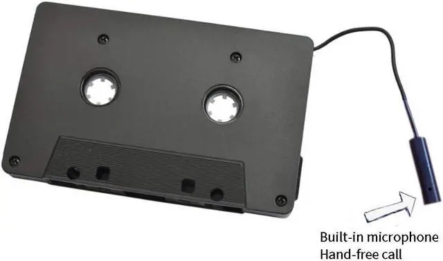 Alt view image 2 of 7 - Car Cassette Aux Adapter Bluetooth 5.0 Cassette Receiver Tape Aux Adapter Player for Car Phone MP3
