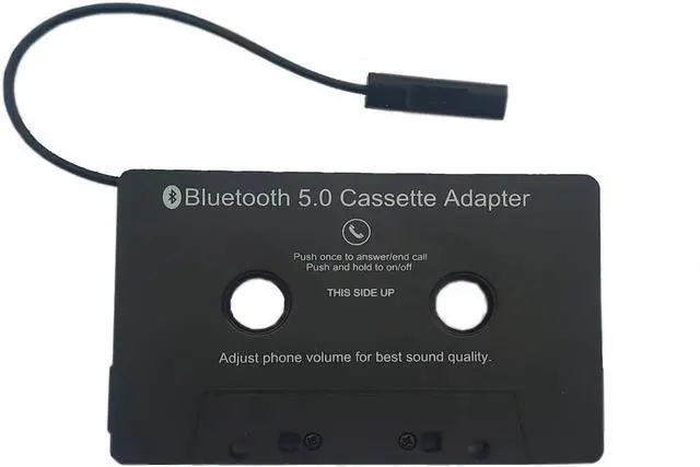 Alt view image 7 of 7 - Car Cassette Aux Adapter Bluetooth 5.0 Cassette Receiver Tape Aux Adapter Player for Car Phone MP3