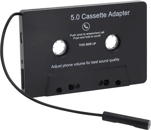 Main image of Car Cassette Audio Receiver Bluetooth 5.0 Cassette to Aux Adapter Tape Player MP3 Cassette Player Adapters Audio Converter with Calling Function Black