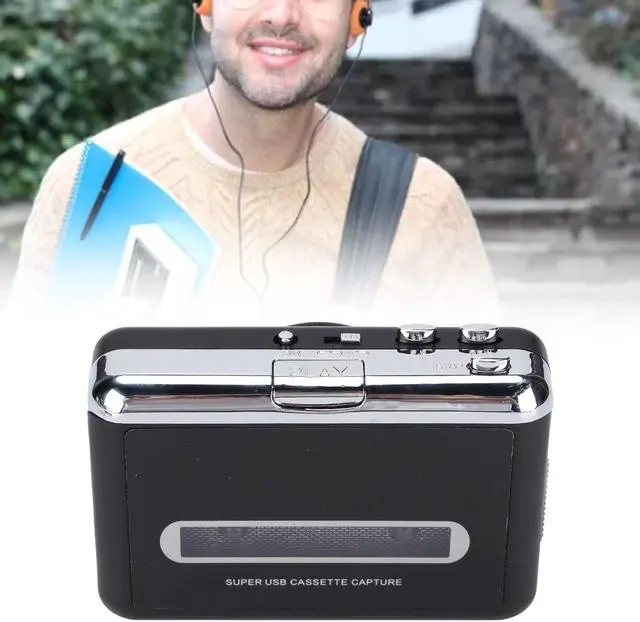 Alt view image 3 of 7 - Cassette to MP3 Converter Portable Bluetooth Cassette Player with Auto Reverse Cassette to Digital MP3 Converter Recorders for 2000 for ME for XP for 7 for Vista