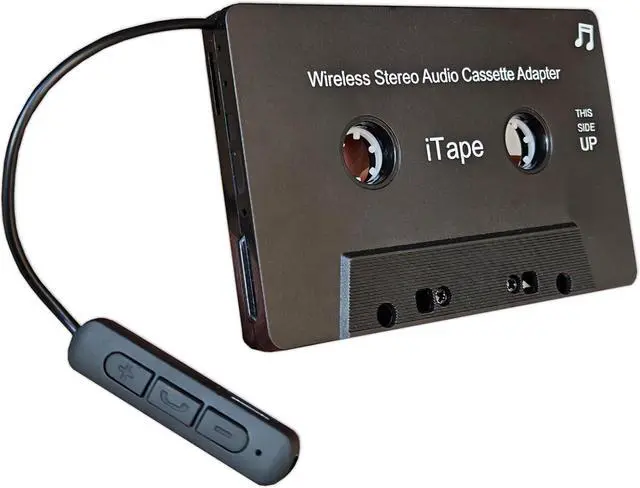 Main image of Cassette Adapter Car Bluetooth Audio Receiver Work While Charging Support TF Card