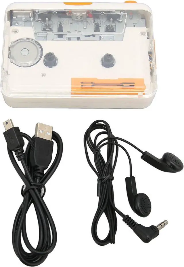 Alt view image 6 of 7 - USB Cassette Converter Drive Compact MP3 Conversion Portable Microcassette Recorder Plug and Play Tape Player with Earphone for iPod PC