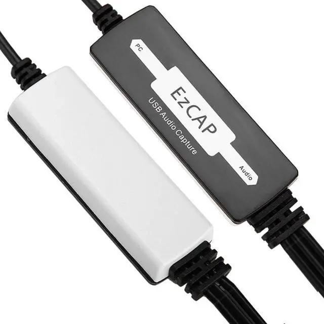 Alt view image 6 of 7 - USB Audio Capture Recorder Card Converts Turntable LP/Cassette Tape Audio to MP3/WAV Digital Music Converter Adapter Support XP/Vista/7/8/8.1/10 and .