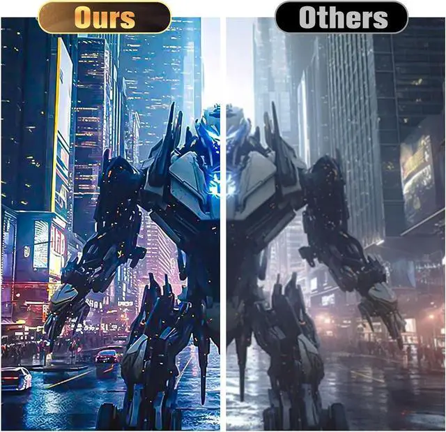 Alt view image 7 of 7 - Electric Projector Screen with Remote 120 inch Projector Screen Automatic Air Indoor Projector Screen Drop Down Projector Screen Pull Down Motorized Projector Scree 4K 3D HD Projection Movie