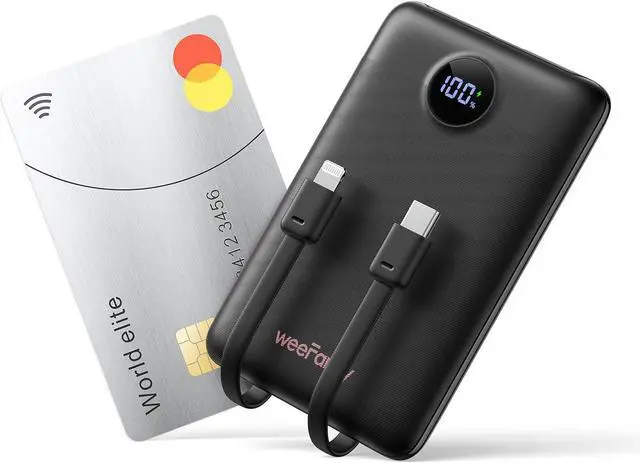 Main image of 2-Pack 10000mAh Dual USB Portable Charger USB-C Fast Charging Power Bank Backup Charger for iPhone 15/14/13 Galaxy S23/22 Pixel and etc