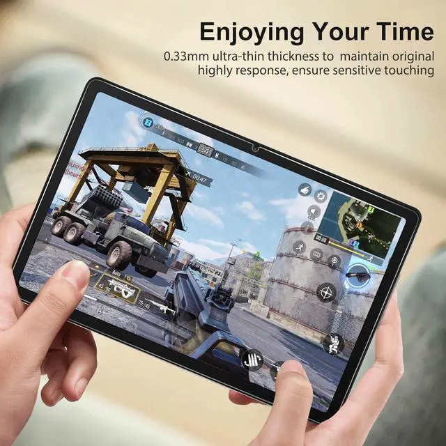 Alt view image 6 of 7 - 2 Pack Screen Protector for  Galaxy Tab A9 Plus 11 Inch 2023 Case Friendly Tempered Glass HD Clear film for  Tablet A9+ (SM-X210/X216/X218)