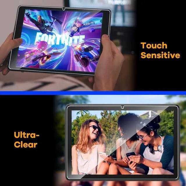 Alt view image 6 of 6 - 2-Pack Tempered Glass for All-New W10Y Fire HD 10 Screen Protector 10.1Inch (2023/2021 13th/11th Gen) 9H Glass for W10Y Fire HD 10 Tablet Screen Protector [Easy Installation][Anti-Scratch]