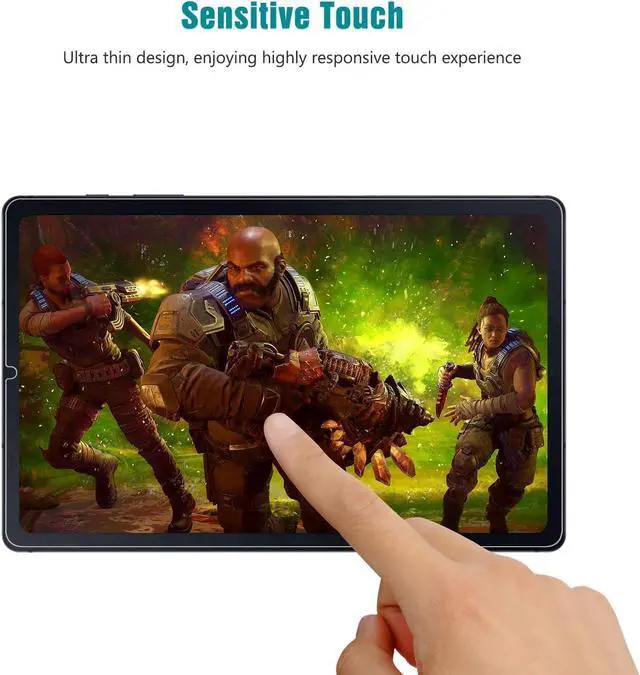 Alt view image 6 of 7 - 2 Pack Screen Protector for  Galaxy Tab S6 Lite 10.4 inch (2024/2022/2020) HD Tempered Glass for  Tablet S6 lite