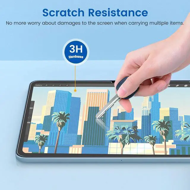 Alt view image 6 of 7 - 2 Pack Paper Screen Protector for New iPad Pro 13 Inch 7th Generation (M4 2024) Write and Draw Like on Paper Anti-Glare Matte PET Film Anti-Scratch Compatible with  Pencil Matte