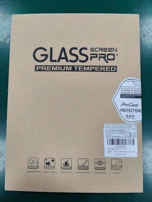 Alt view image 7 of 7 - 2 Pack Screen Protector for iPad 9th 8th 7th Generation 10.2 Inch (2021/2020/2019) Tempered Glass Film for A2602 A2603 A2270 A2197 -Clear