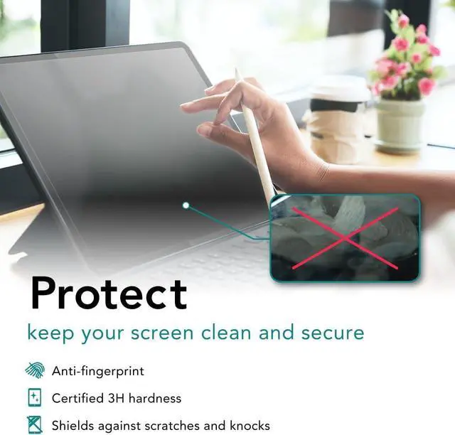 Alt view image 5 of 7 - | The Original Made in Japan Paper Screen Protector for iPad 11 (A16 2025) & 10.9 (10th Gen 2022) | Matte Surface PET Film for Writing Drawing & Note-Taking | 2 Set