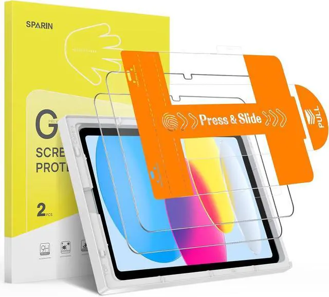 Main image of Screen Protector for iPad A16 11 inch 11th/10th Generation 10.9 Inch (2025/2022) Tempered Glass with Auto Application Tray for iPad 11/10 Gen Easy Installation Case Friendly 2 Pack