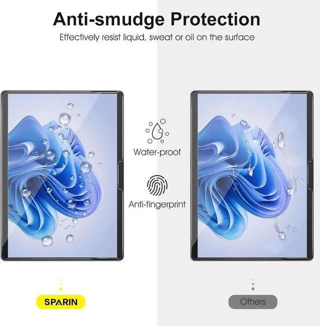 Alt view image 5 of 7 - [2 Pack] Screen Protector for Surface Pro 11 2024/Microsoft Surface Pro 9/Surface Pro 10/Surface Pro 8/Surface Pro X [13 inch] 9H Tempered Glass/Support Surface Pen