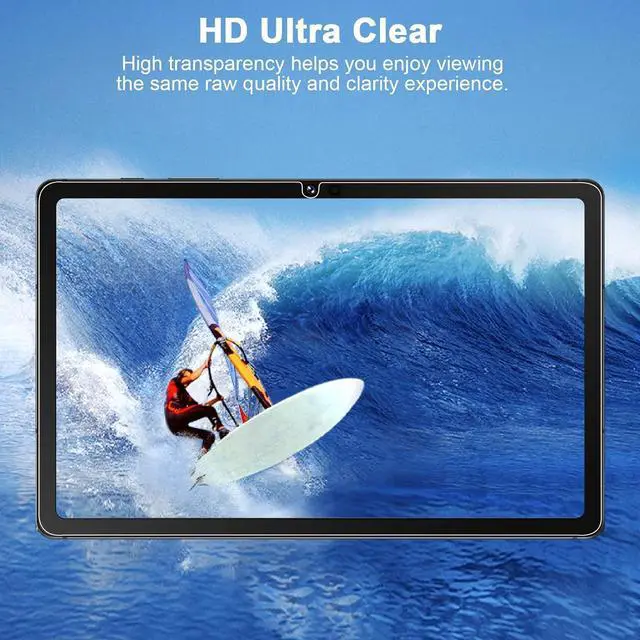 Alt view image 5 of 7 - 2 Pack Screen Protector for  Galaxy Tab A9 Plus 11 Inch 2023 HD 9H Hardness Tempered Glass Film for Galaxy Tab A9+ 5G (SM-X210/X216/X218) Anit Scratch & Case Friendly