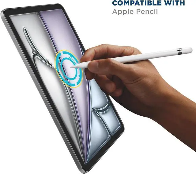 Alt view image 5 of 7 - Matte Anti-Glare Film Screen Protector for iPad Air 13 Inch 2024 - Perfect for Drawing Writing and Note-taking like on Paper 2 Pack
