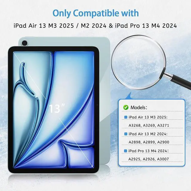 Alt view image 2 of 7 - 2 Pack Paperfeel Screen Protector Compatible with iPad Air 13 M3 2025 / M2 2024 & iPad Pro 13 2024 New Version Crafted for Natural Writing Less Reflection Easy Installation