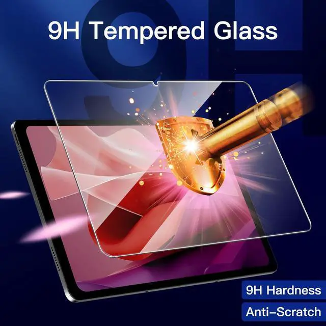 Alt view image 3 of 6 - Screen Protector for  Idea Tab Pro 2025 / Tab P12 2023 (12.7-Inch) 9H Tempered Glass Film HD Clear 2-Pack