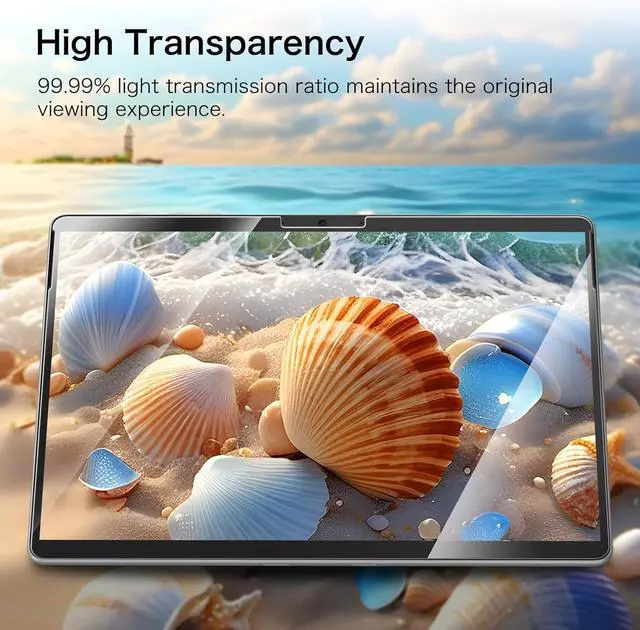 Alt view image 3 of 7 - Fintie 2 Pack Screen Protector for 13 inch  Surface Pro 11/10/9/8/X 9H Tempered Glass/HD Clear/Anti Scratch/Support Surface Pen