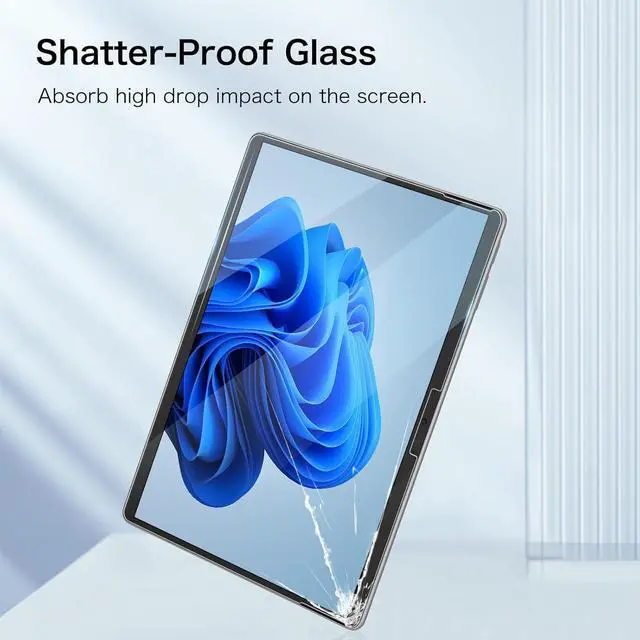 Alt view image 6 of 7 - Fintie 2 Pack Screen Protector for 13 inch  Surface Pro 11/10/9/8/X 9H Tempered Glass/HD Clear/Anti Scratch/Support Surface Pen