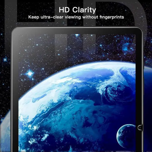 Alt view image 5 of 7 - Screen Protector for  Galaxy Tab A9+ / A9 Plus 11-Inch 2023 with Easy Installation Frame Tempered Glass Film HD Clear 2-Pack