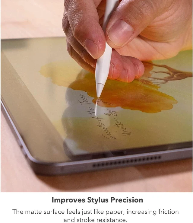 Alt view image 4 of 7 - GlassFusion+ Canvas Screen Protector for iPad 10.2 (Gen 8/7)