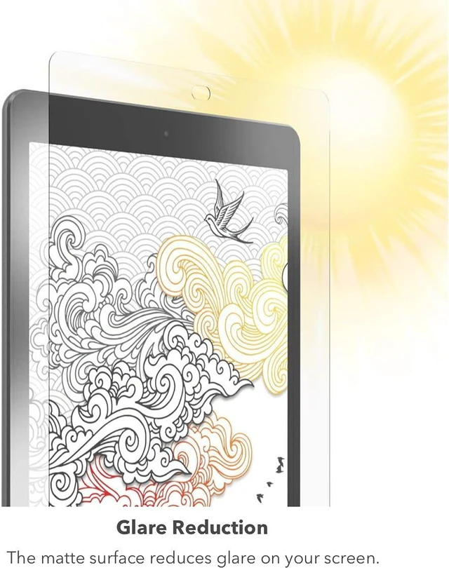 Alt view image 5 of 7 - GlassFusion+ Canvas Screen Protector for iPad 10.2 (Gen 8/7)