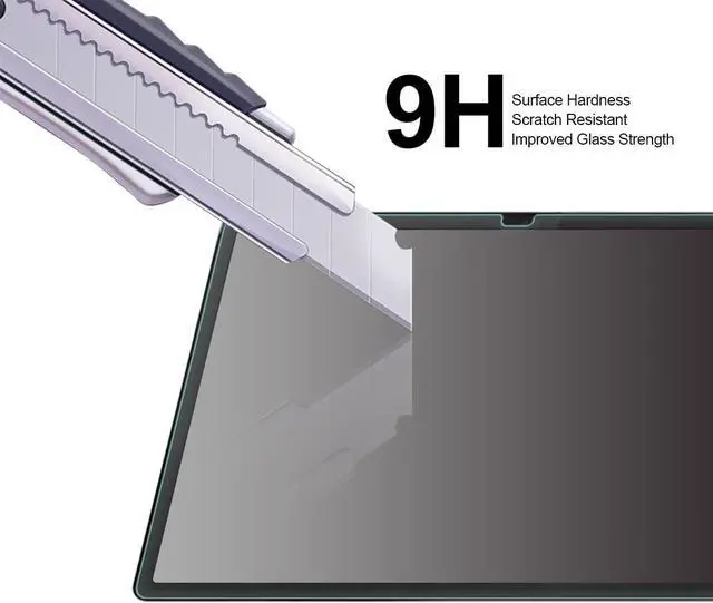 Alt view image 2 of 5 - (2 Pack) Designed for  Tab P12 (12.7 inch) Screen Protector (Tempered Glass) Anti Scratch Bubble Free