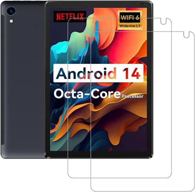 Main image of [2 Pack] Screen Protector for URAO C107 Tablet 10.1 2024 Tempered Glass Film Compatible with URAO C107 Android 14 10.1 inch Tablet 2024 Tempered Glass