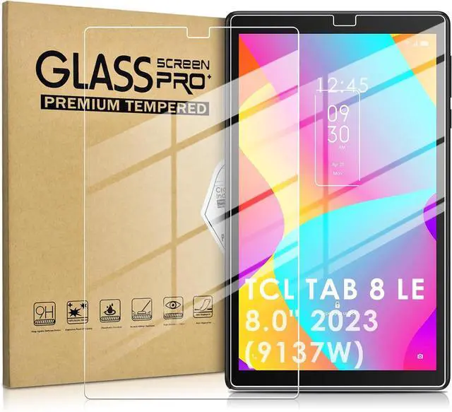 Alt view image 2 of 7 - 2 PACK Screen Protector for TCL Tab 8 LE/TCL Tab 8V/TCL Tab 8 WiFi/TCL TAB 8 Plus/TCL Tab 8 SE Tablet 8.0 Ultra-Clear/Touch Sensitive/Bubble Free/Anti-Scratch Screen Tempered Glass