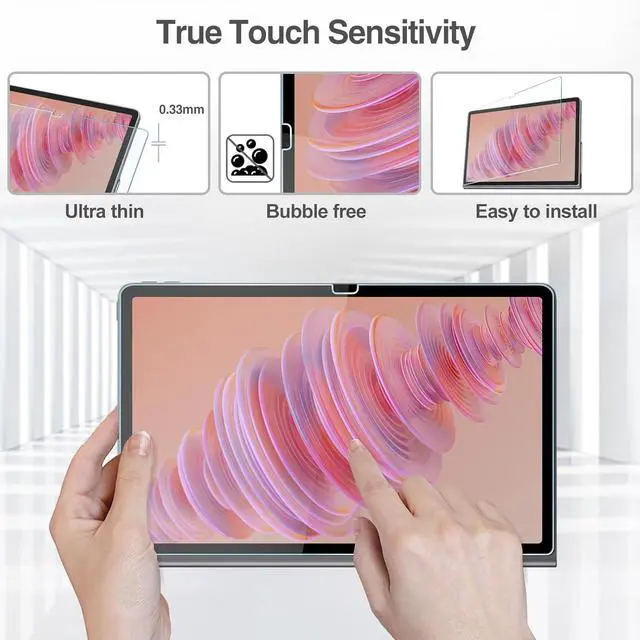 Alt view image 4 of 6 - 2 Pack Screen Protector for  Tab Plus 11.5 Inch 2024 Tempered Glass Film Guard for  11.5 Tab Plus 2024 Release