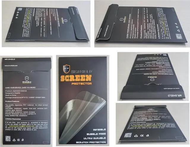 Alt view image 5 of 5 - [3-Pack] Screen Protector For Huion Kamvas 13 Drawing Tablet [2022 Release Version] 3rd Generation Anti-Glare [Matte] Screen Protector (PET Material)